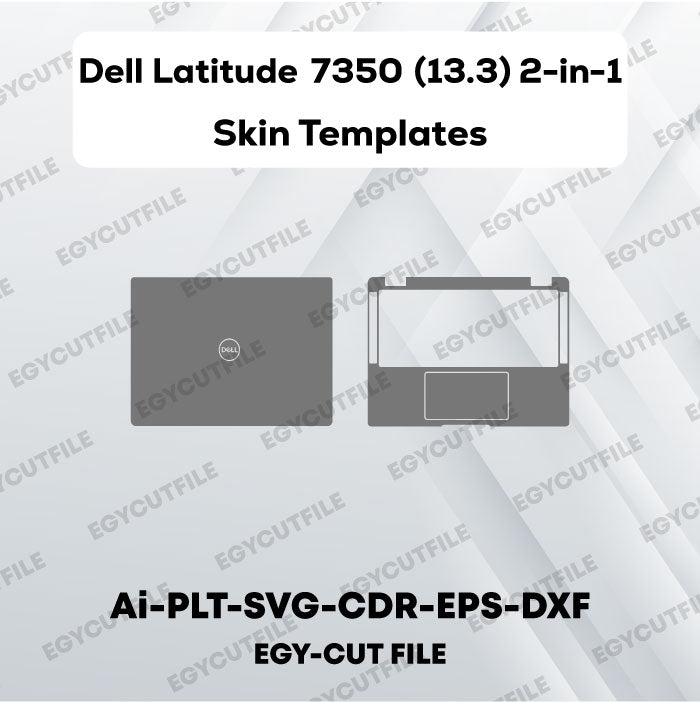 Dell Latitude 7350 2-in-1 13.3 2024 Vector Skin Cut Files