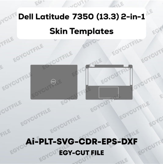 Dell Latitude 7350 2-in-1 13.3 2024 Vector Skin Cut Files