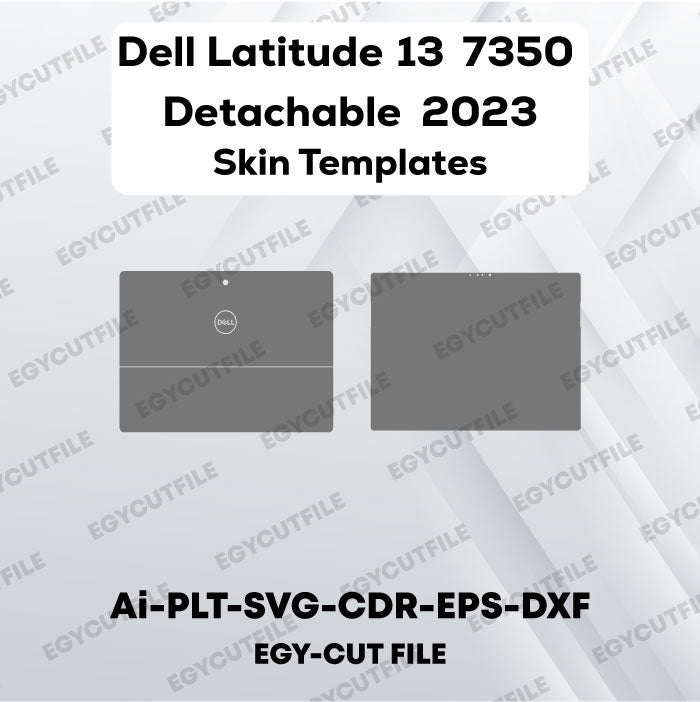 Dell Latitude 7350 Detachable 13 2023 Vector Skin Cut Files