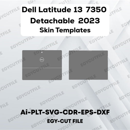 Dell Latitude 7350 Detachable 13 2023 Vector Skin Cut Files