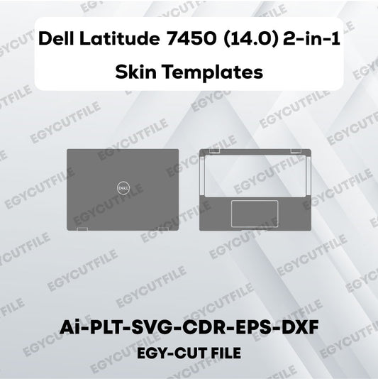 Dell Latitude 7450 2-in-1 14.0 Vector Skin Cut Files