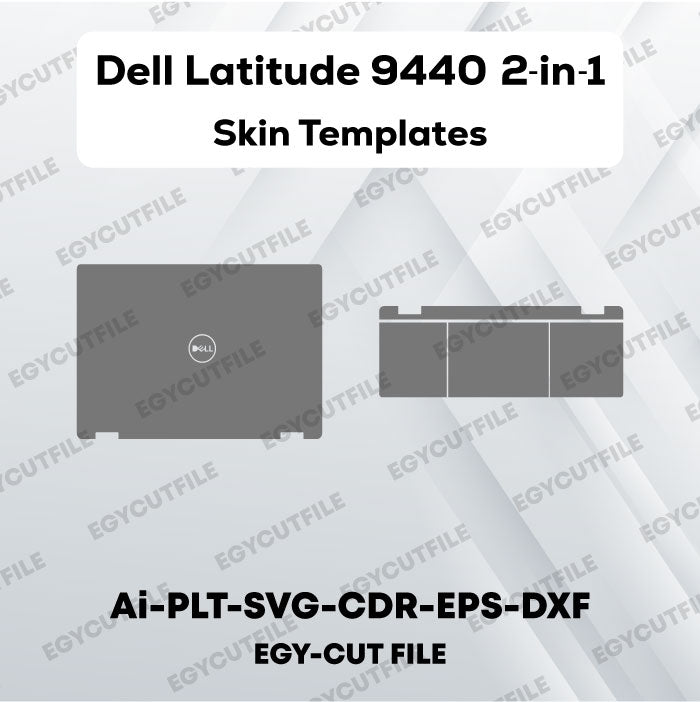 Dell Latitude 9440 2-in-1 Vector Skin Cut Files
