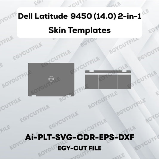 Dell Latitude 9450 2-in-1 14.0 Vector Skin Cut Files