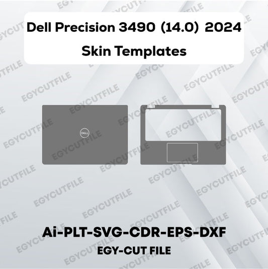 Dell Precision 3490 Workstation 14.0 2024 Vector Skin Cut Files