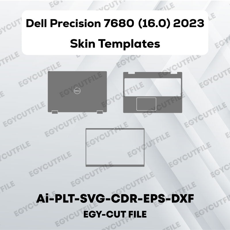 Dell Precision 7680 16 2023 workstation Vector Skin Cut Files