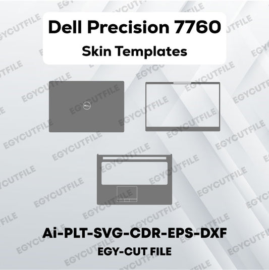 Dell Precision 7760 Vector Skin Cut Files