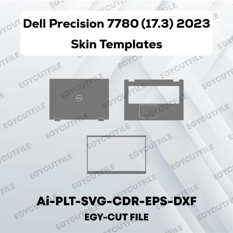 Dell Precision 7780 17.3 2023 Vector Skin Cut Files