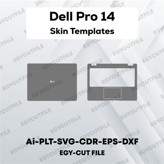 Dell Pro 14 Vector Skin Cut Files
