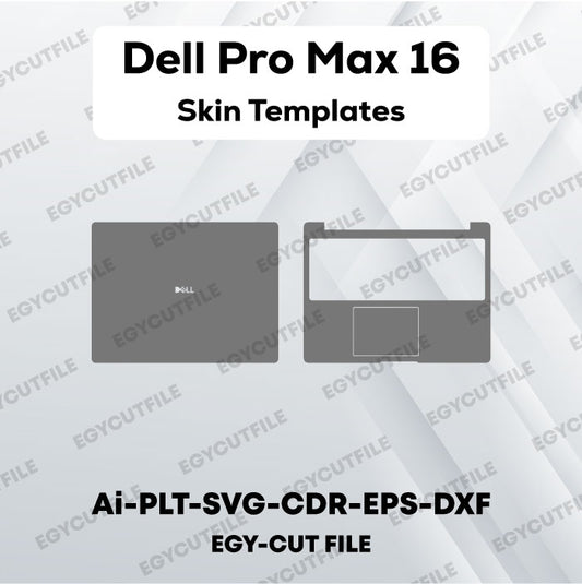 Dell Pro Max 16 Vector Skin Cut Files