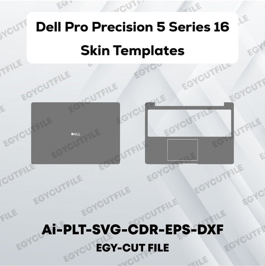 Dell Pro Precision 5 Series 16 Vector Skin Cut Files