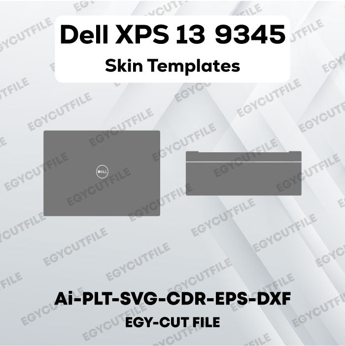 Dell XPS 13 9345 2024 Vector Skin Cut Files