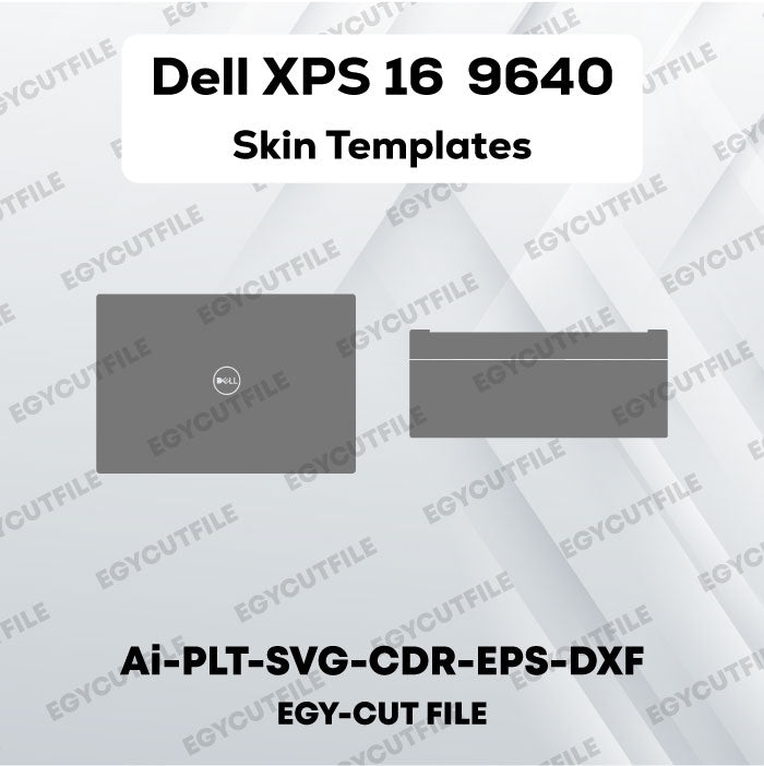 Dell XPS 16 9640 2024 Vector Skin Cut Files