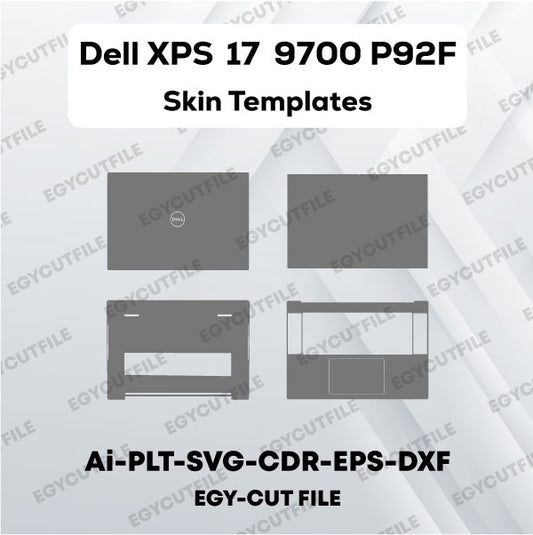 Dell XPS 17 9700 P92F Vector Skin Cut Files