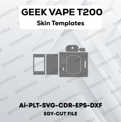 GEEK VAPE T200 Vector Skin Cut Files