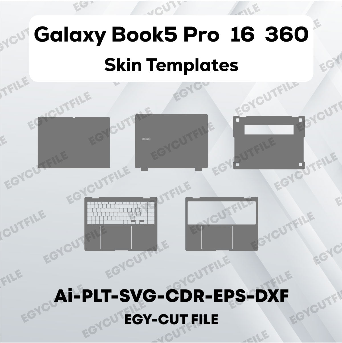 Galaxy Book5 Pro 16 360 Vector Skin Cut Files
