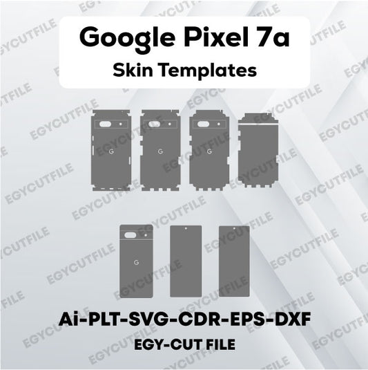 Google Pixel 7a Vector Skin Cut Files