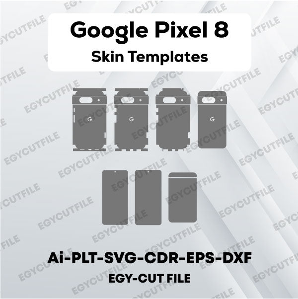 Google Pixel 8 Vector Skin Cut Files