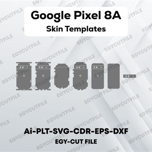 Google Pixel 8A Vector Skin Cut Files