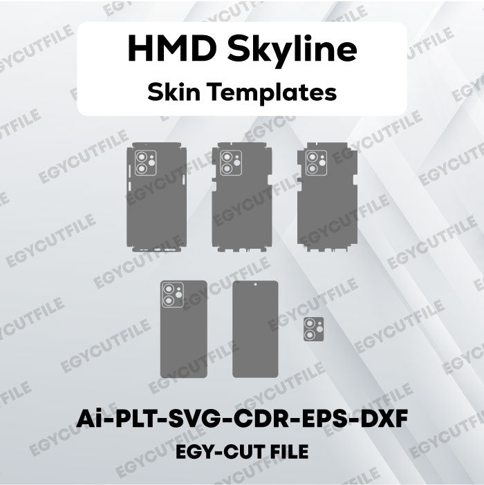 HMD Skyline Vector Skin Cut Files