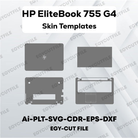 HP EliteBook 755 G4 Vector Skin Cut Files