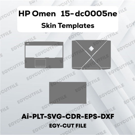 HP Omen 15-DC0005NE GAMING Vector Skin Cut Files