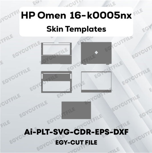 HP Omen 16-K0005NX Vector Skin Cut Files