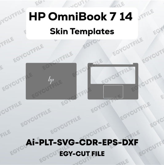 HP OmniBook 7 14 Vector Skin Cut Files