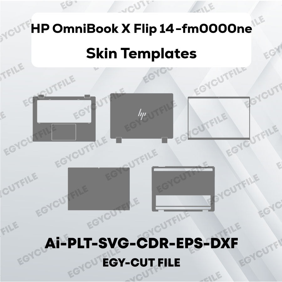 HP OmniBook X Flip 14-fm0000ne Vector Skin Cut Files