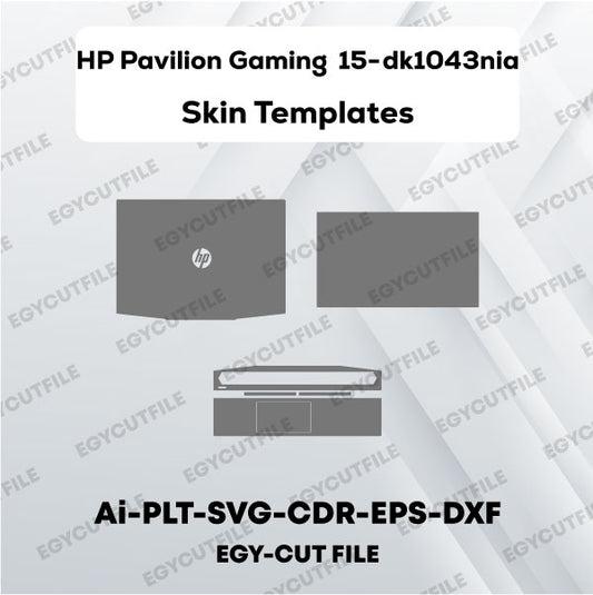 HP Pavilion Gaming 15-DK1043NIA Vector Skin Cut Files