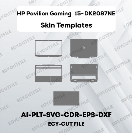 HP Pavilion Gaming 15-DK2087NE Vector Skin Cut Files