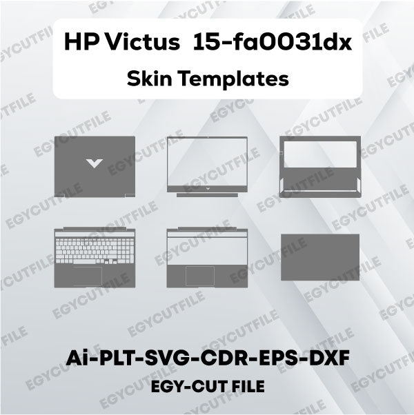 HP Victus 15-FA0031DX Vector Skin Cut Files