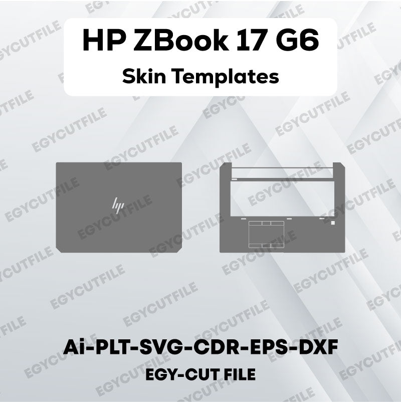 HP ZBook 17 G6 Vector Skin Cut Files