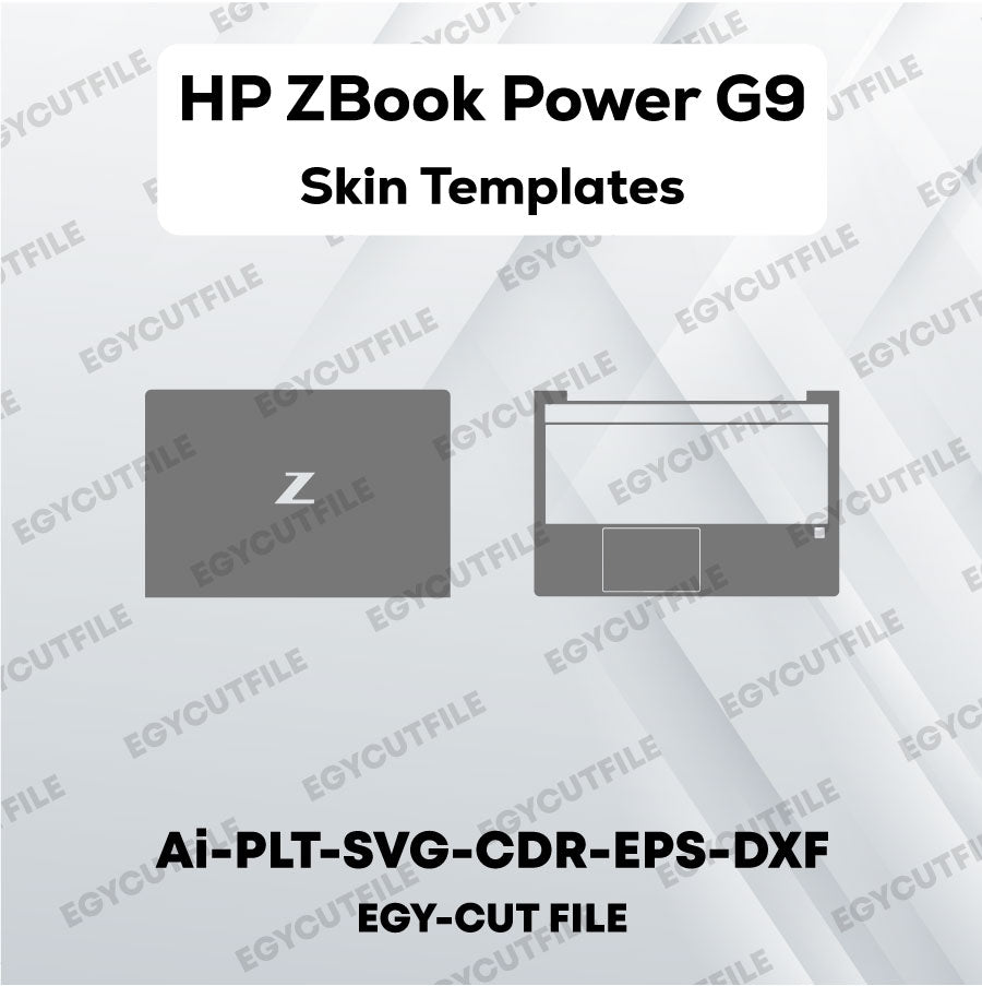 HP ZBook Power G9 Vector Skin Cut Files