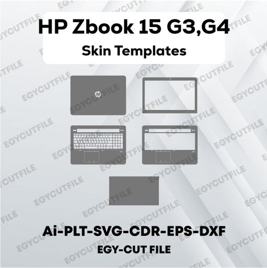 HP Zbook 15 G3,G4 Vector Skin Cut Files