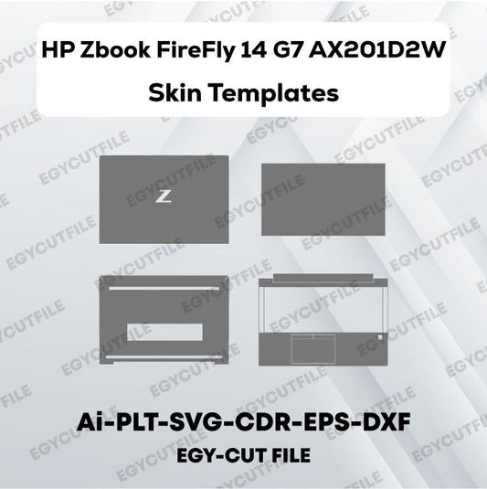 HP Zbook FireFly 14 G7 AX201D2W Vector Skin Cut Files