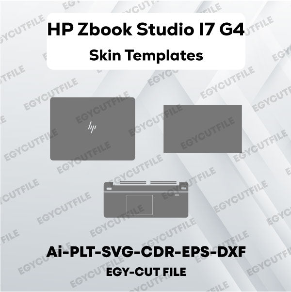 HP Zbook Studio I7 G4 Vector Skin Cut Files