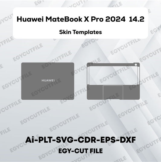 HUAWEI MateBook X Pro 14.2 2024 Vector Skin Cut Files