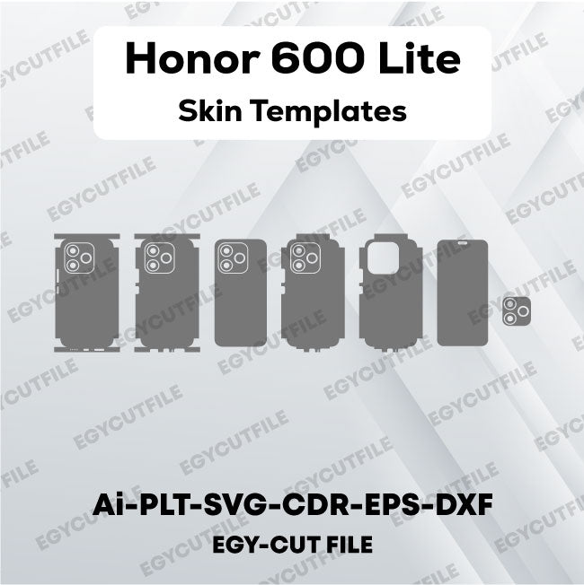 Honor 600 Lite Vector Skin Cut Files