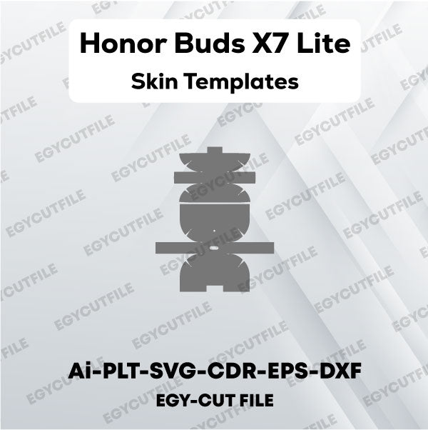Honor Buds X7 Lite Vector Skin Cut Files