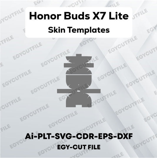 Honor Buds X7 Lite Vector Skin Cut Files