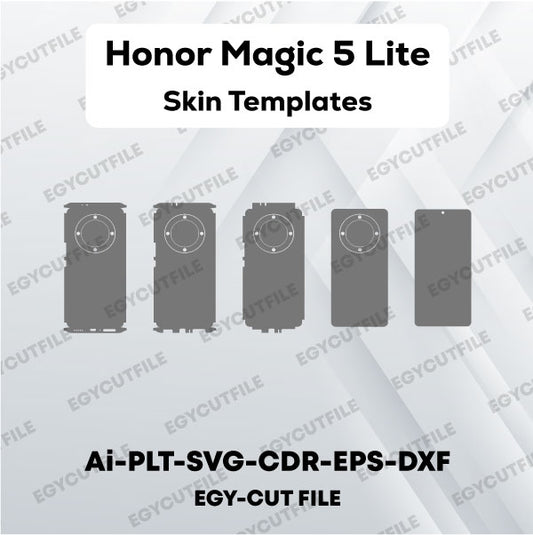 Honor Magic 5 Lite Vector Skin Cut Files