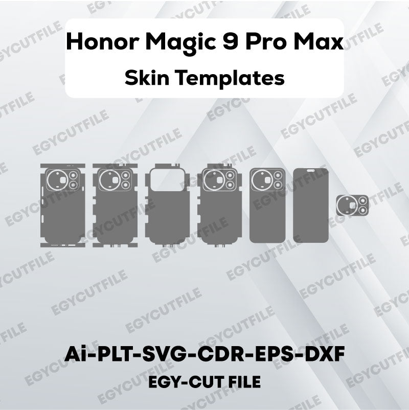 Honor Magic 9 Pro Max Vector Skin Cut Files