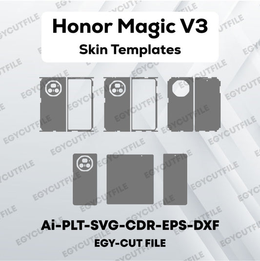 Honor Magic V3 Vector Skin Cut Files