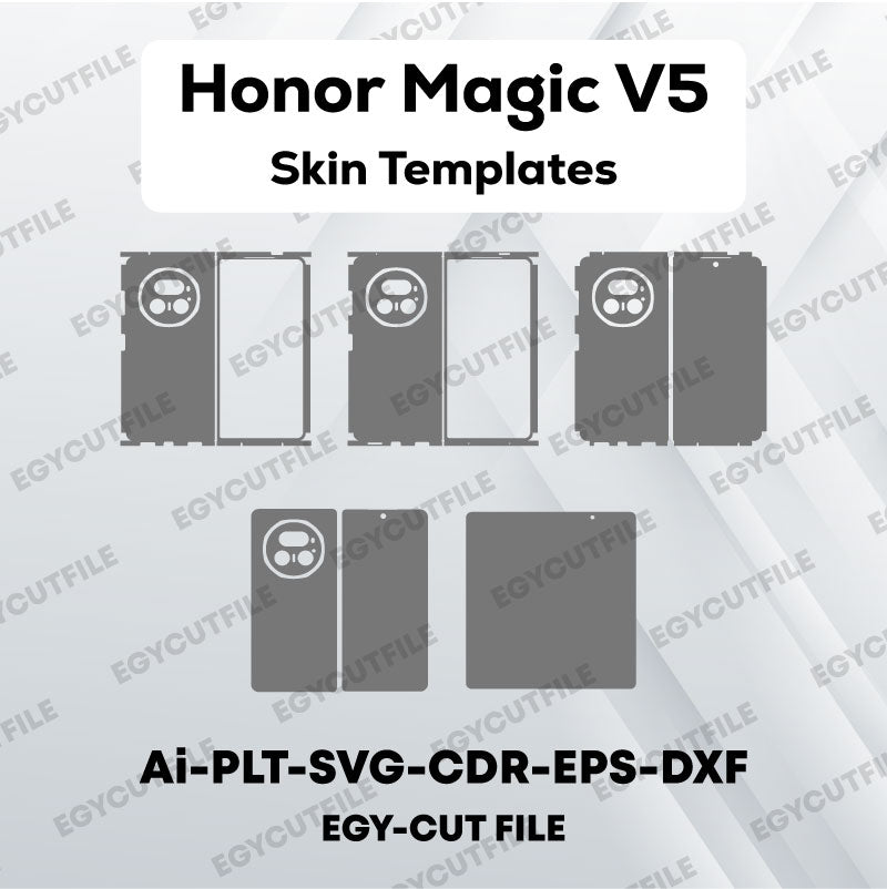 Honor Magic V5 Vector Skin Cut Files