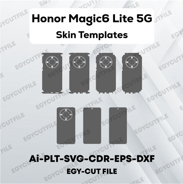 Honor Magic6 Lite 5G Vector Skin Cut Files