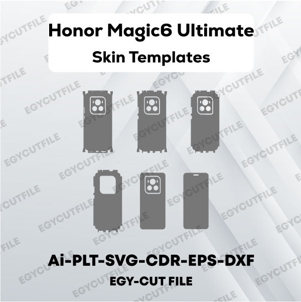 Honor Magic6 Ultimate Vector Skin Cut Files