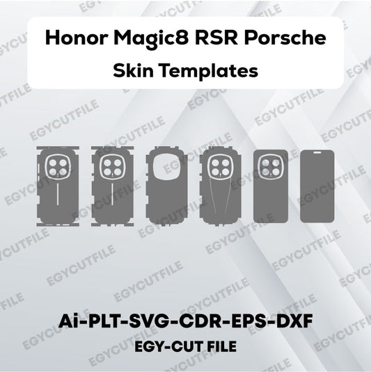 Honor Magic8 RSR Porsche Vector Skin Cut Files