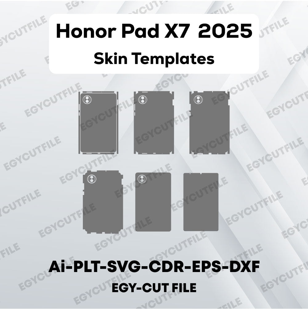 Honor Pad X7 2025 Vector Skin Cut Files