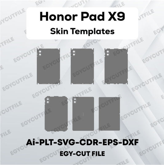 Honor Pad X9 Vector Skin Cut Files