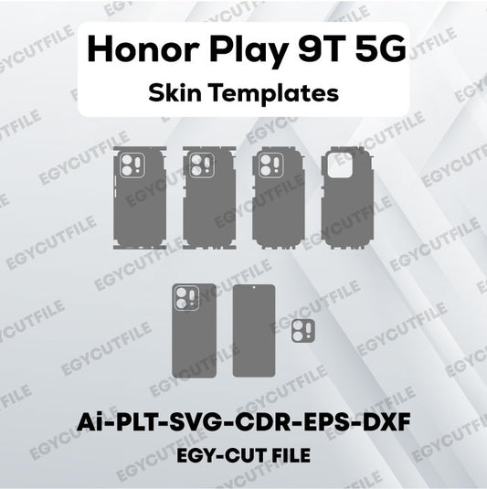 Honor Play 9T 5G Vector Skin Cut Files